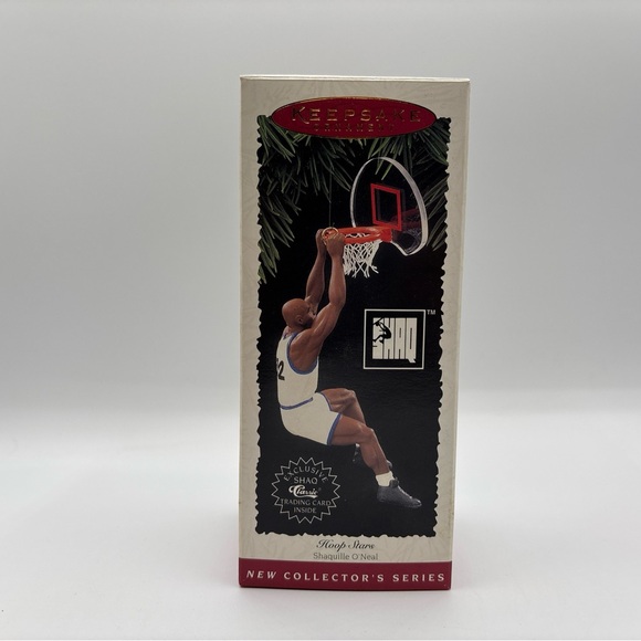 Hallmark Keepsake Ornament 1995 Hoop Stars Shaquille O’Neil 1st In The Series - Picture 10 of 13